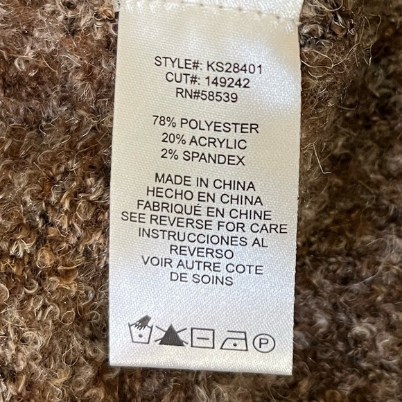 KUT FROM THE KLOTH Addie Cardigan in Brown Button Front Size XS Comfy Neutral - Picture 11 of 15